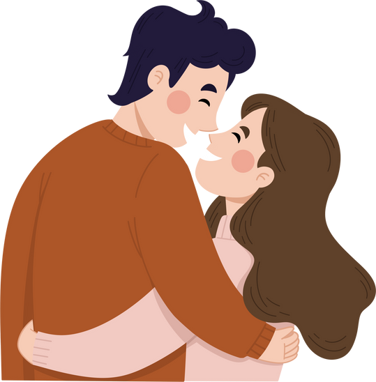 Romantic couple